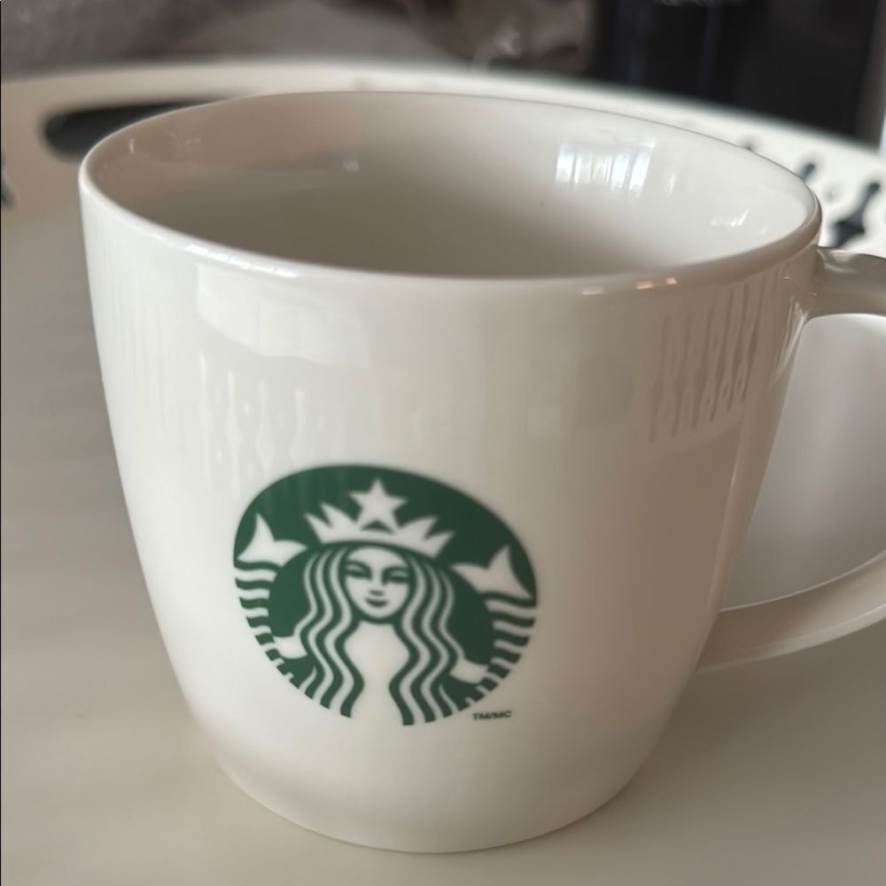 Starbucks White Ceramic Mug